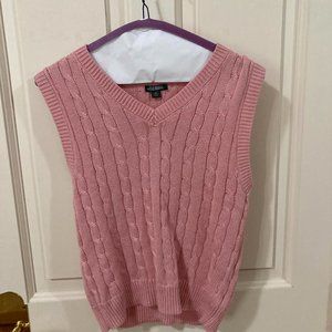 Target Pink Sweater Vest XS (never been worn)